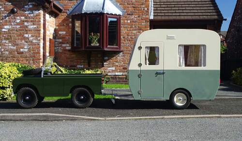 Toylander Land Rover-Spielzeug-Gespann 