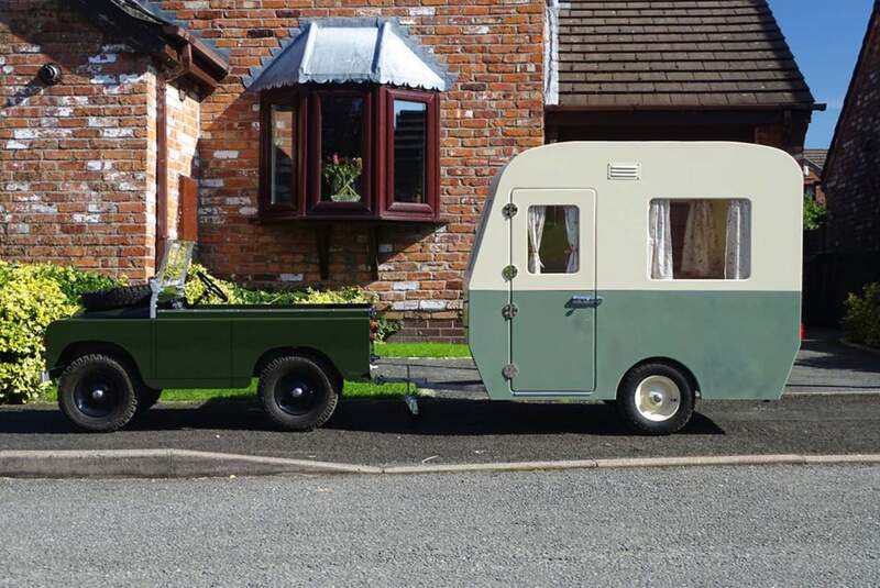 Toylander Land Rover-Spielzeug-Gespann 