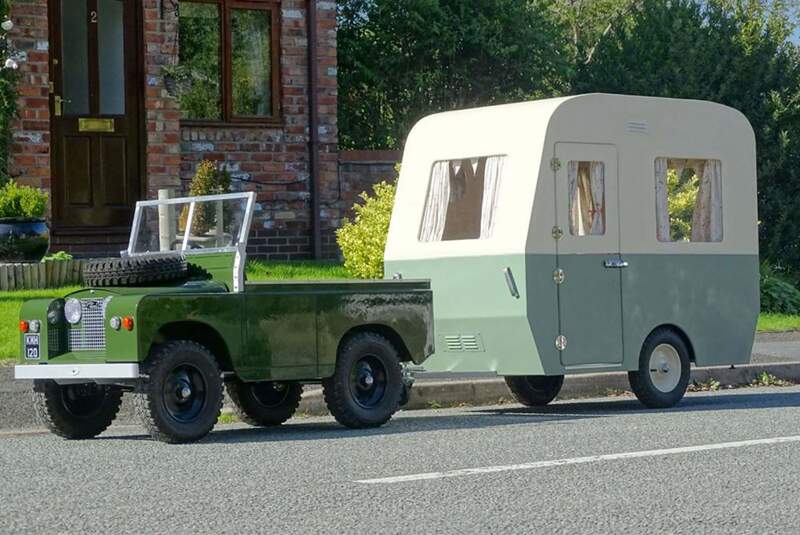 Toylander Land Rover-Spielzeug-Gespann 