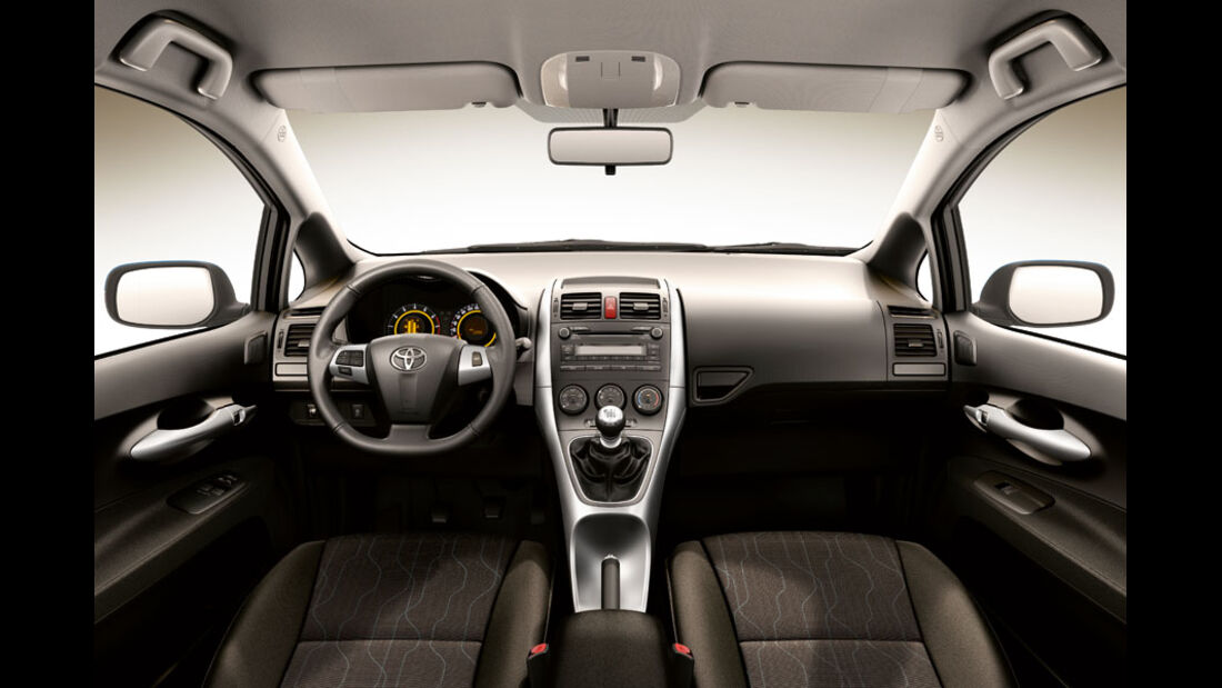 Toyota Auris, Cockpit, Basis-Ausstattung