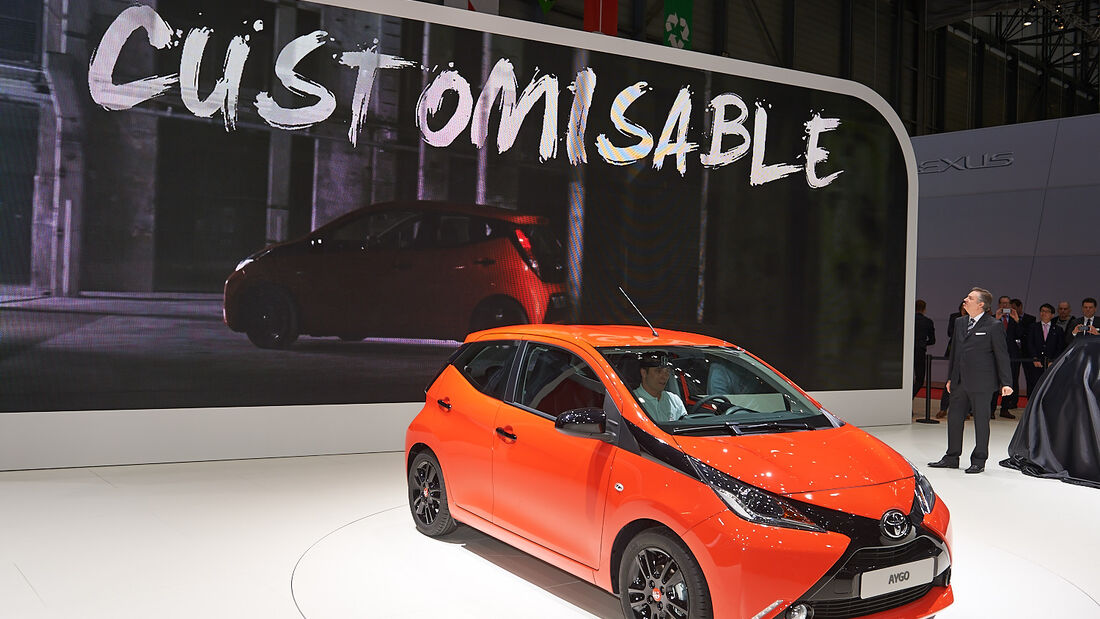 Toyota Aygo, Genfer Autosalon, Messe, 2014