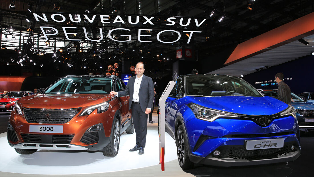 Toyota C-HR gegen Peugeot 3008 Paris 2016