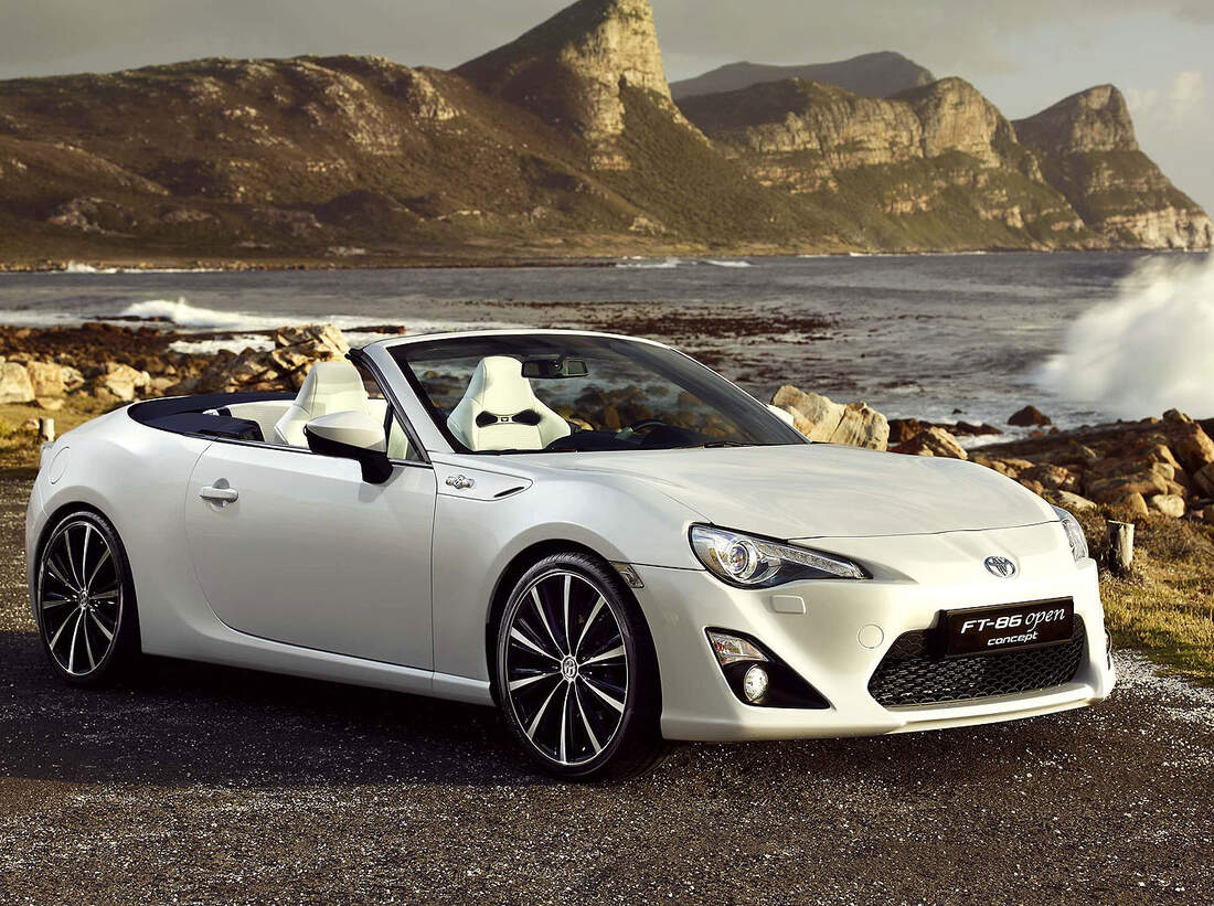 Toyota FT 86 Open Concept Auf Dem Autosalon Genf Cabrio Ausblick 