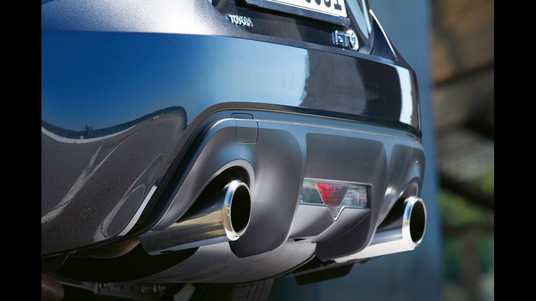 Toyota GT86, Endrohre, Auspuff