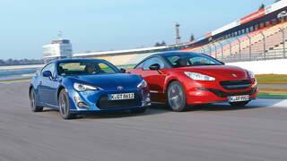 Toyota Gt86 Gegen Peugeot Rcz Zwei Volksvertreter Im Vergleichstest Technische Daten Auto Motor Und Sport