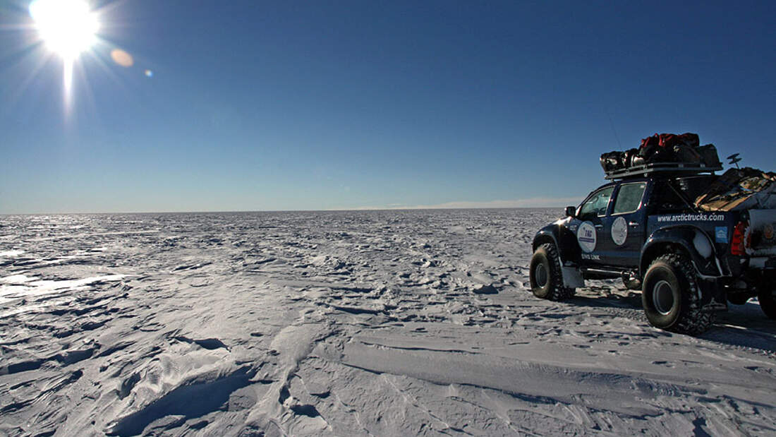 Toyota AntarktisExpedition Mit dem Toyota Hilux zum Südpol auto