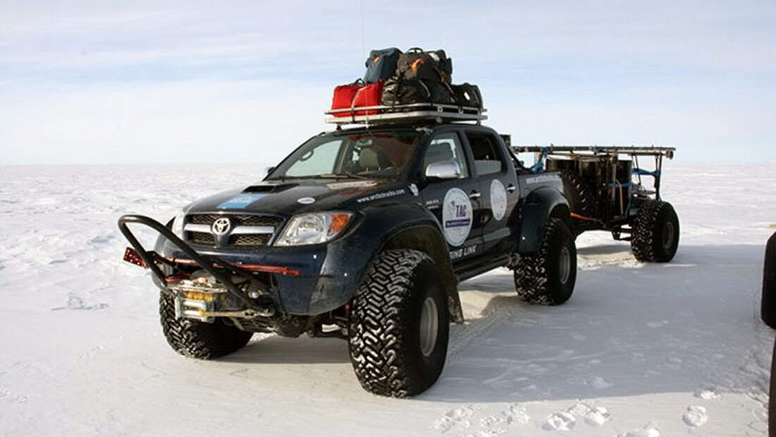 Toyota AntarktisExpedition Mit dem Toyota Hilux zum Südpol auto