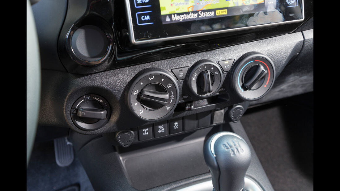 Toyota Hilux Pick-up 2.4D Double Cab 4x4, Bedienelemente
