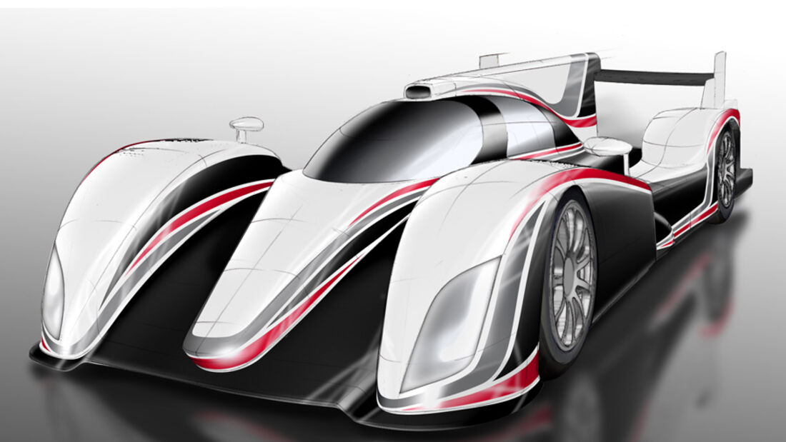 Toyota LMP1 Zeichnung