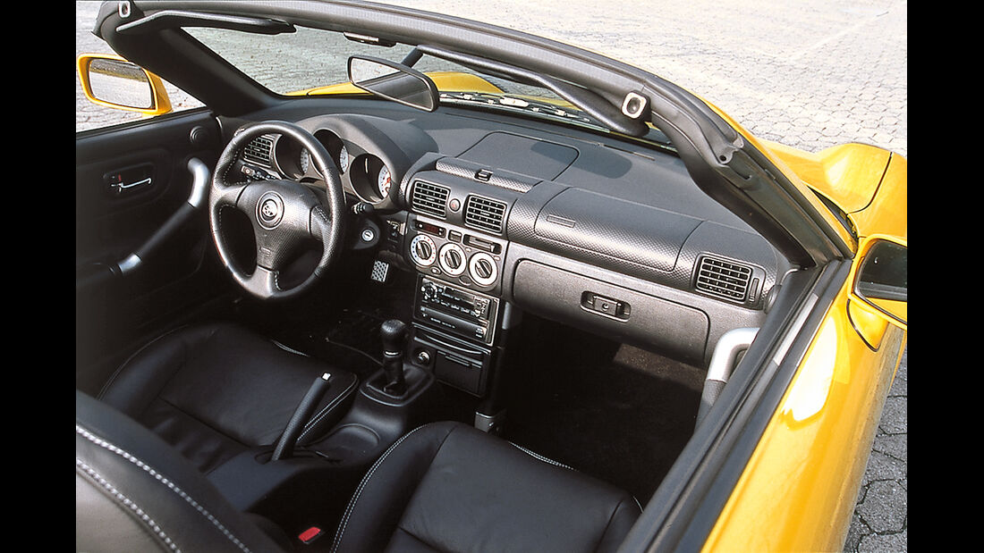 Toyota MR2, Cockpit