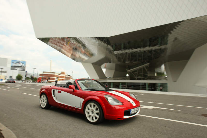 Toyota MR2 Roadster, Seitenansicht