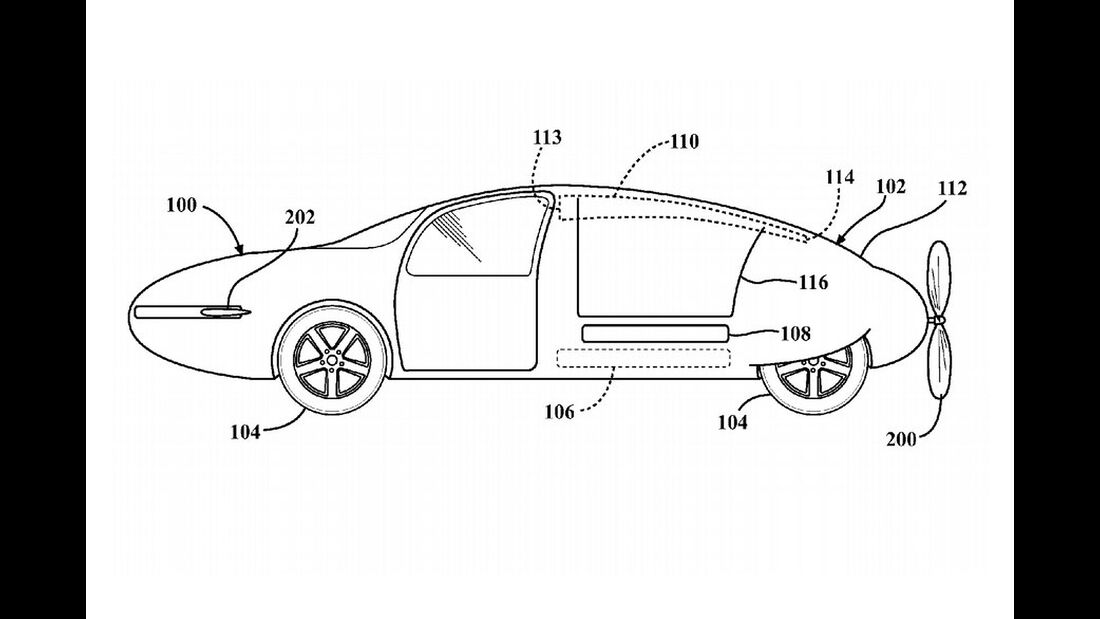 Toyota Patent fliegendes Auto