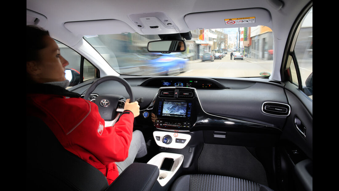 Toyota Prius, Cockpit, Fahrersicht
