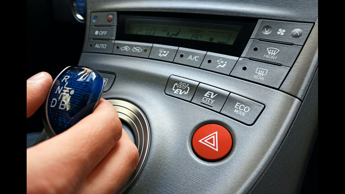 Toyota Prius Plug-In Hybrid, Fahrmodi