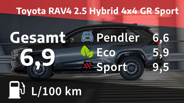 Toyota RAV4 2.5 Hybrid 4x4 GR Sport
