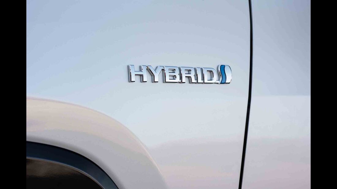 Toyota RAV4 4x4 Hybrid, Fahrbericht, hybrid logo