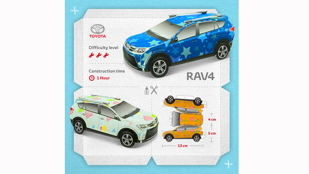 Toyota RAV4 Papercraft