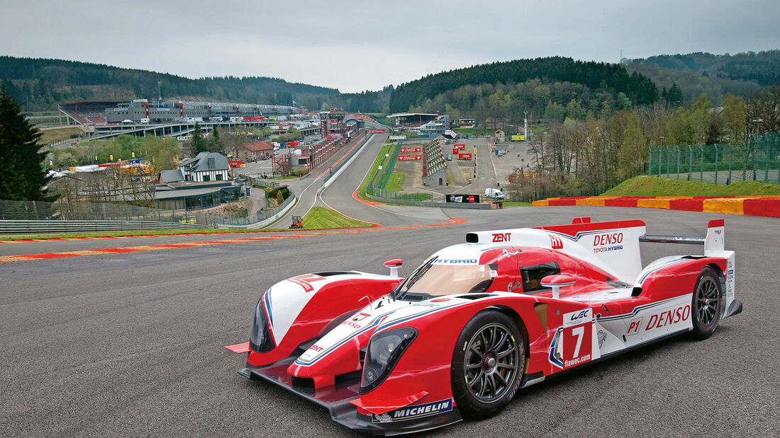 Toyota TS030 Hybrid, Seitenansicht