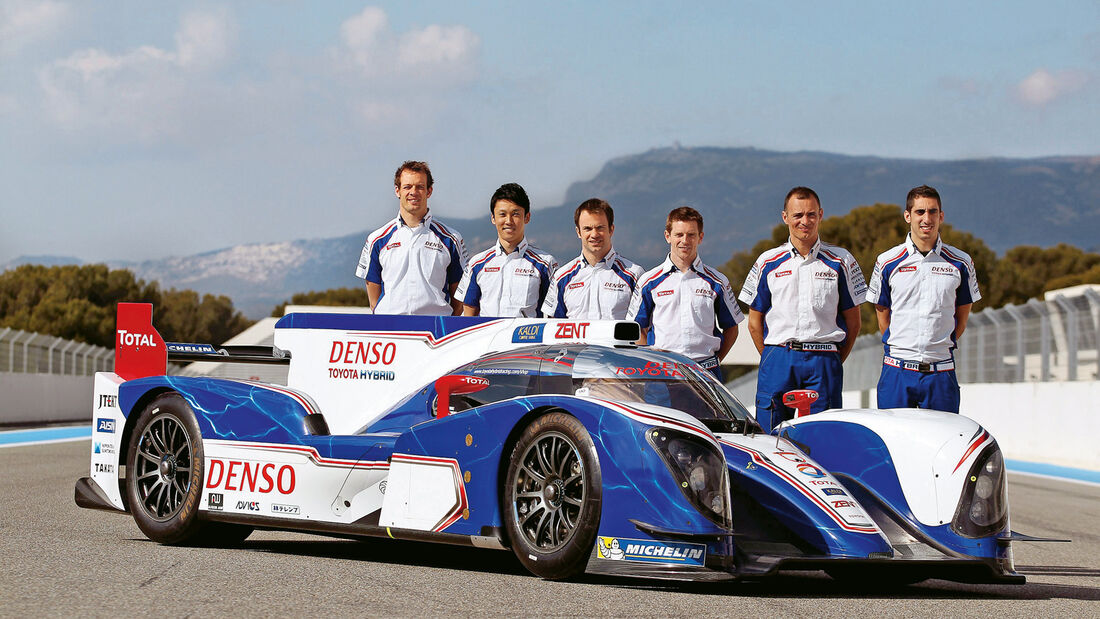 Toyota TS030 Hybrid, Seitenansicht, Team