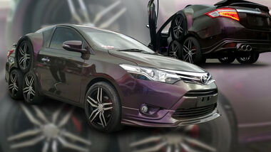 Toyota Vios Tuning Acht Räder Umbau Indonesien