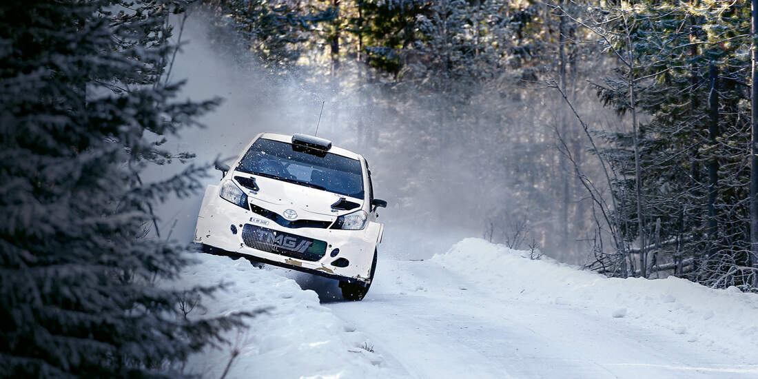 Toyota WRC, Probefahrten, Schweden