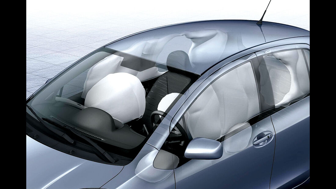 Toyota Yaris, Airbags