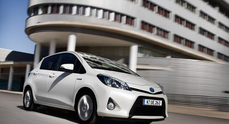 Toyota Yaris Hybrid, Seitenansicht