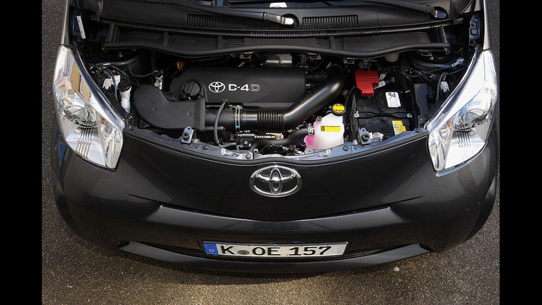 Toyota iQ Motorraum