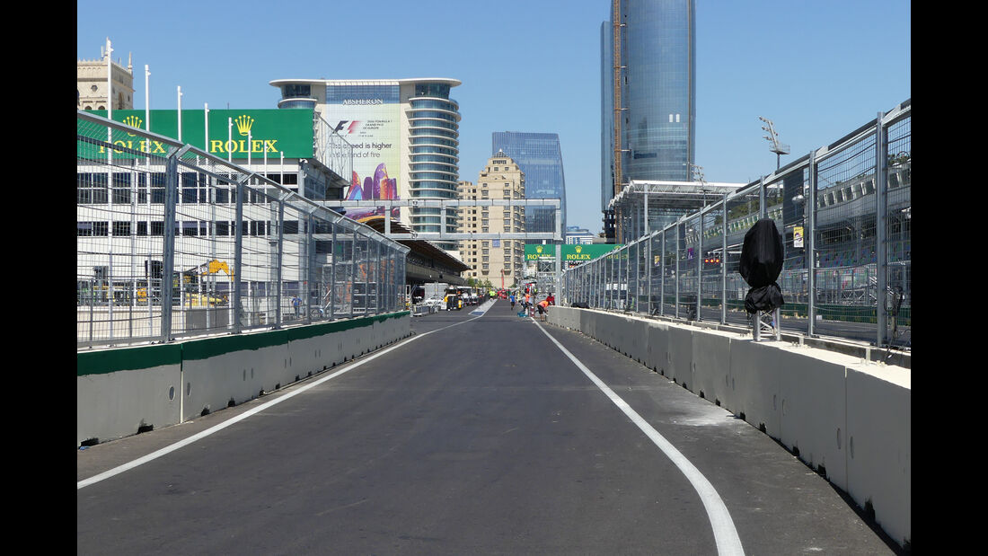 Trackwalk - GP Aserbaidschan - Baku - 15. Juni 2016