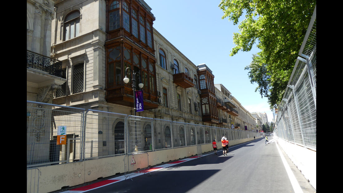 Trackwalk - GP Aserbaidschan - Baku - 15. Juni 2016