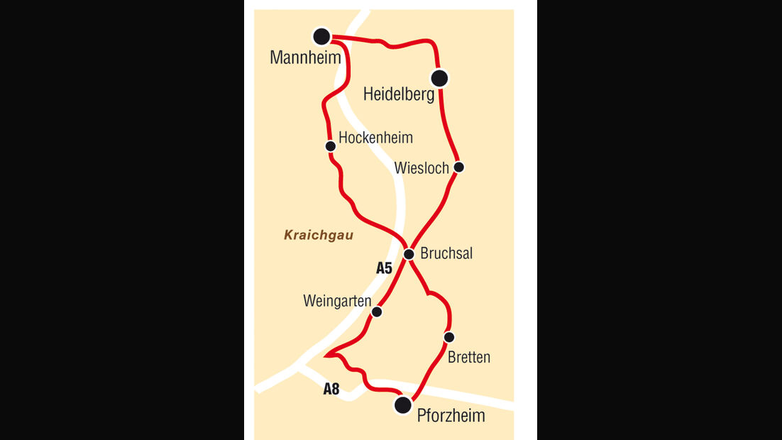 Traumrouten, Route, Mannheim