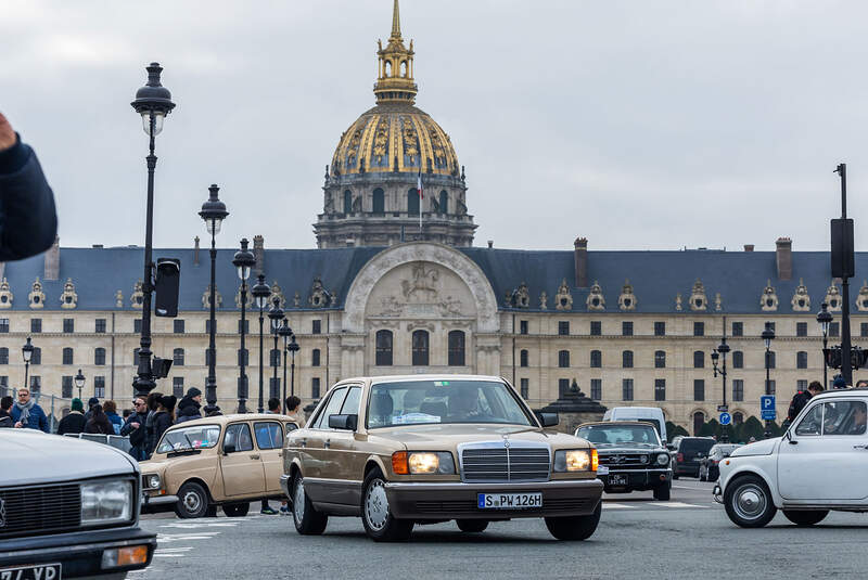 Traversée de Paris 12.01.2025 Oldtimer-Roadtrip im Winter