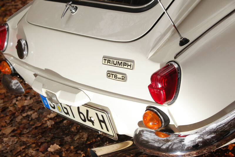Triumph GT6, Heck, Typenbezeichnung