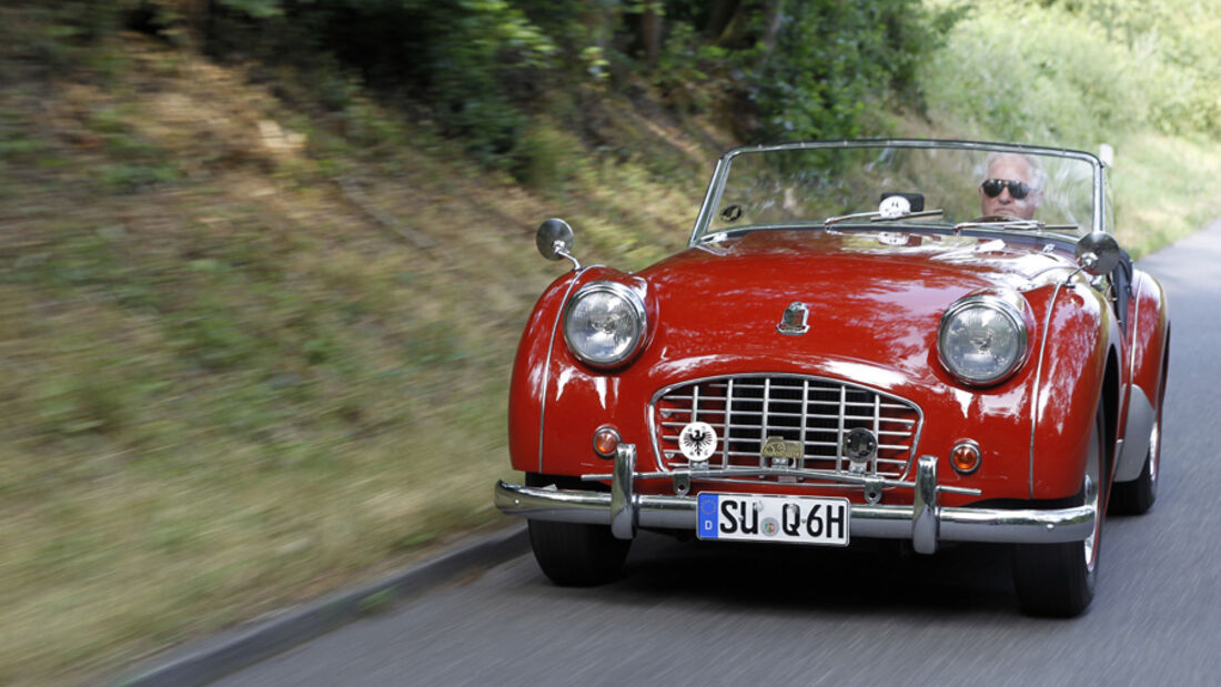 Triumph TR 3, Front