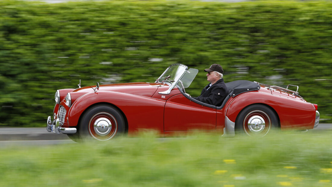 Triumph TR 3, Seitenansicht