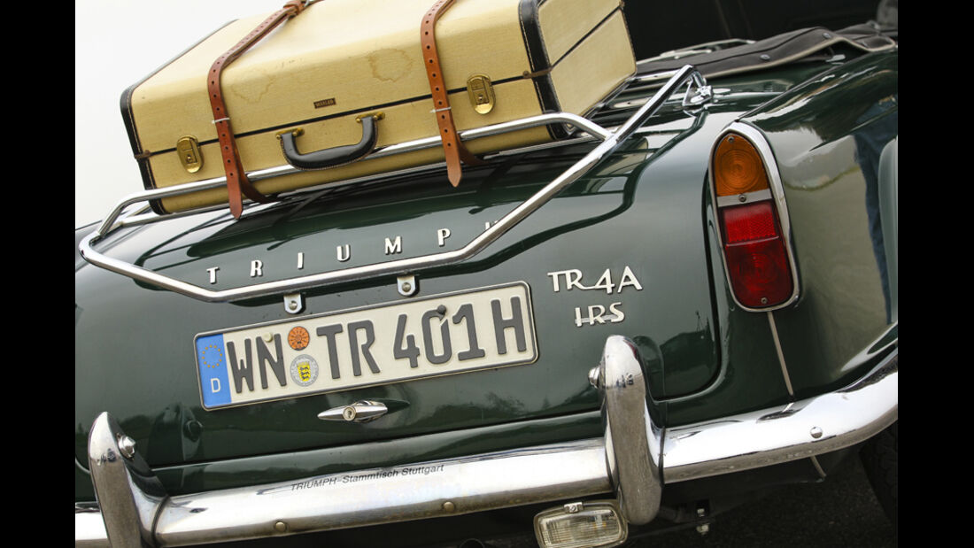 Triumph TR 4A, Heck