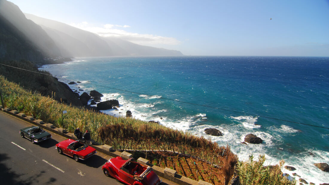 Triumph TR 6, Küstenstraße, Madeira