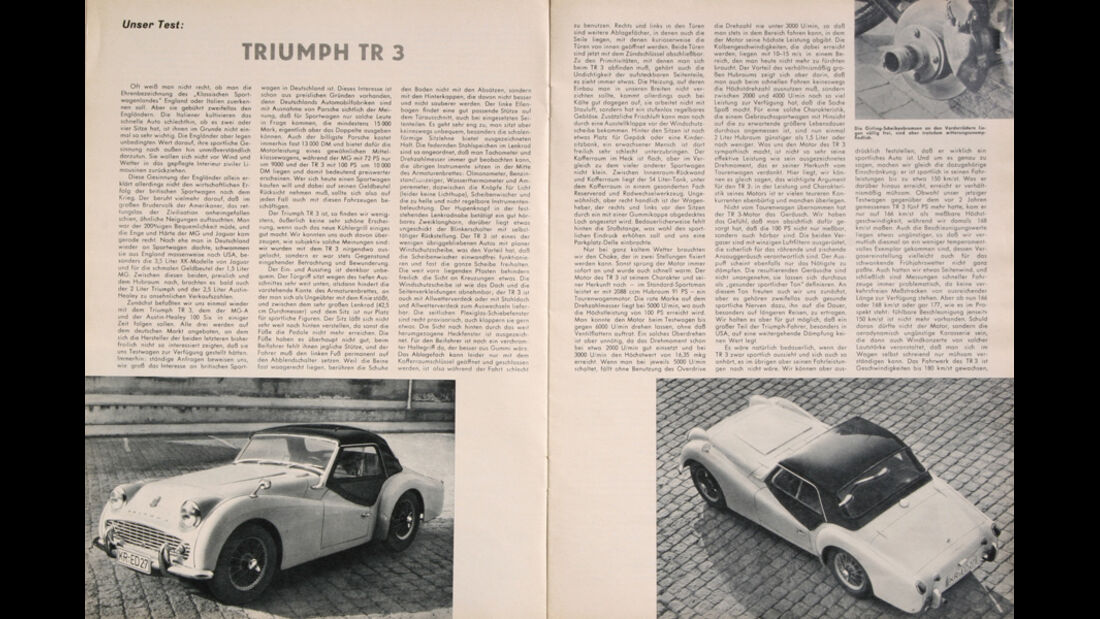 Triumph TR3, TR4 und TR6