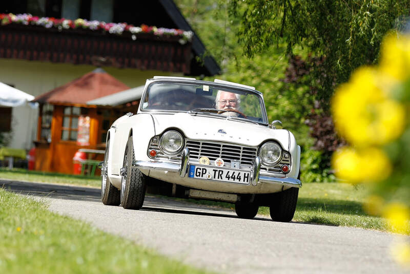 Triumph TR4, Frontansicht