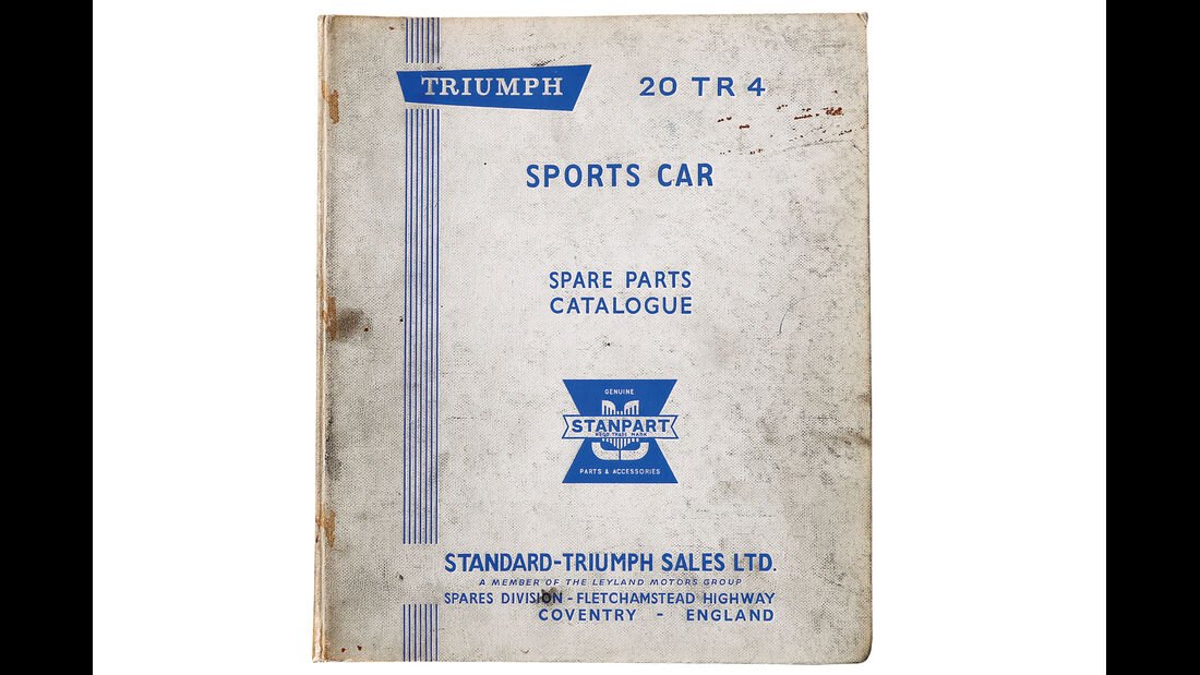 Triumph TR4, Handbuch