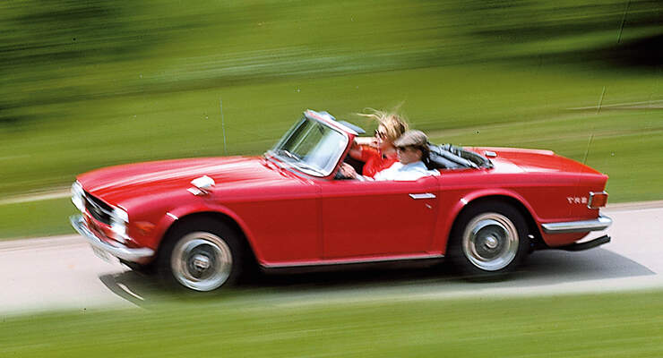 Triumph TR6, Seitenansicht