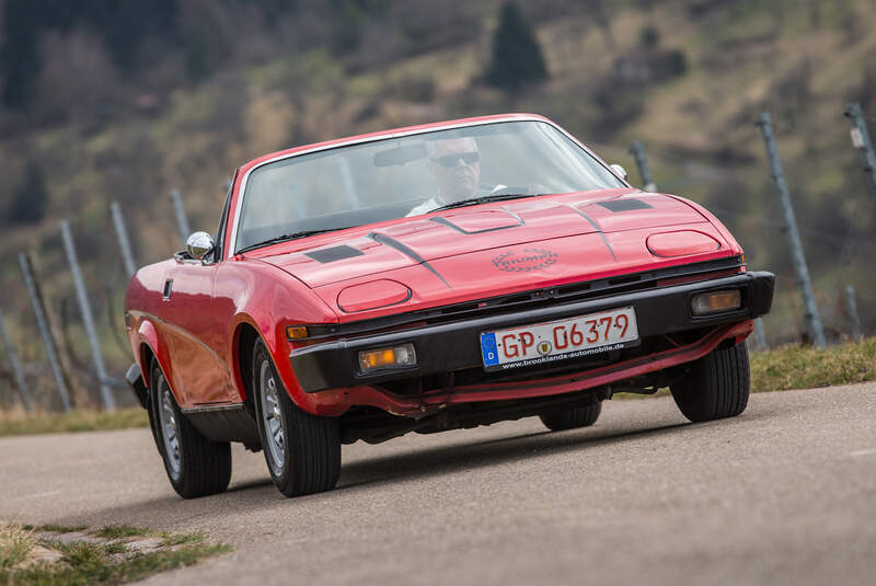 Triumph TR7 Cabrio, Frontansicht