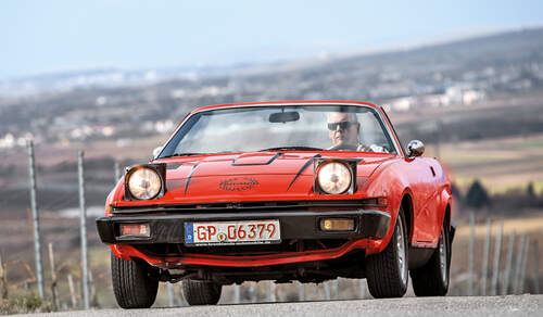 Triumph TR7 Drophead Coupé, Frontansicht