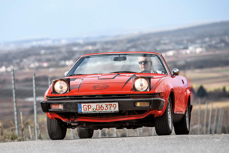 Triumph TR7 Drophead Coupé, Frontansicht