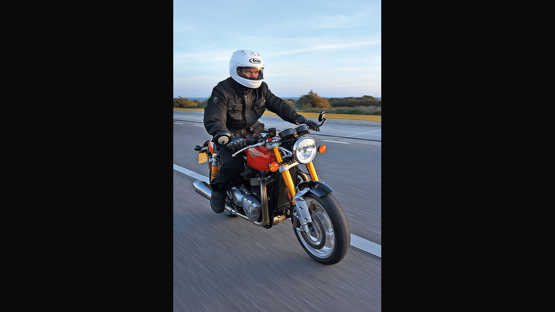 Triumph Thruxton 1200 R, Impression, Motorrad