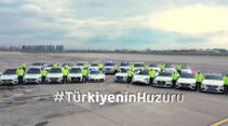 Türkische Polizeiautos