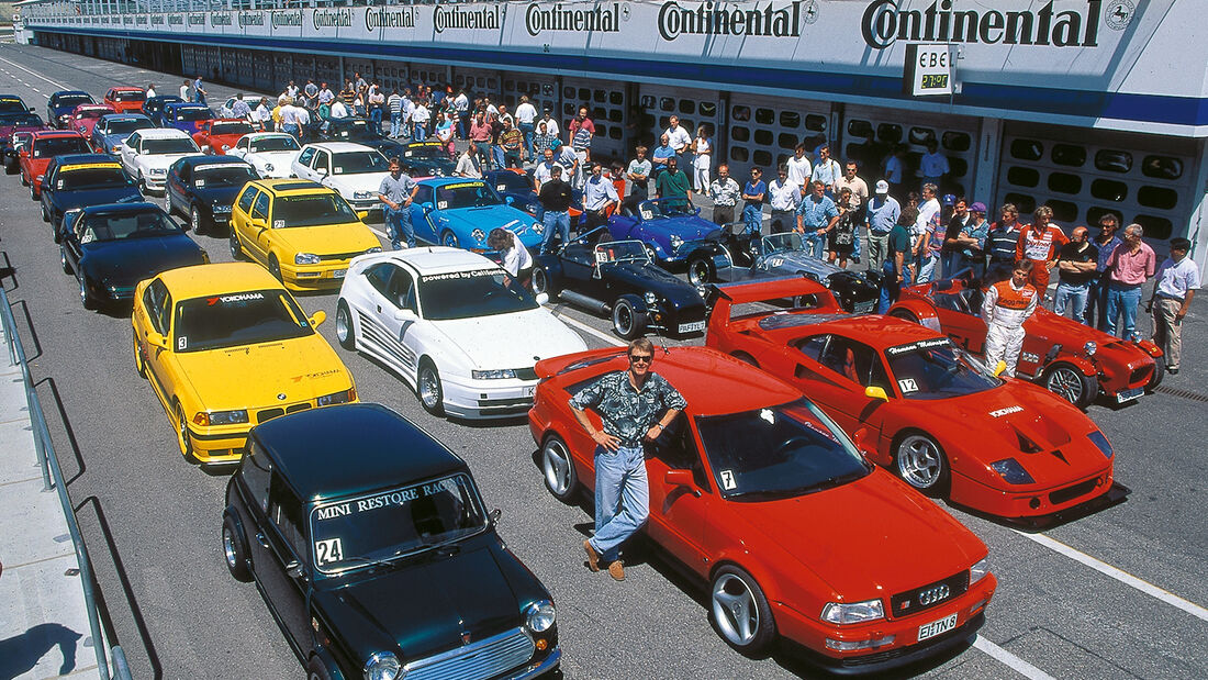 Tuner GP, Boxengasse, Startaufstellung