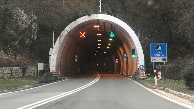 Tunnel-Inspektion 2020: Učka-Tunnel ist der schlechteste Tunnel in Kroatien .