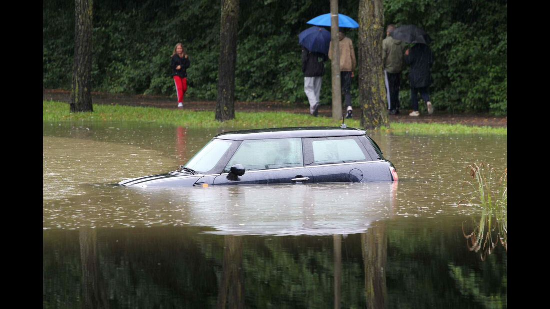 Überschwemmung in Stuttgart