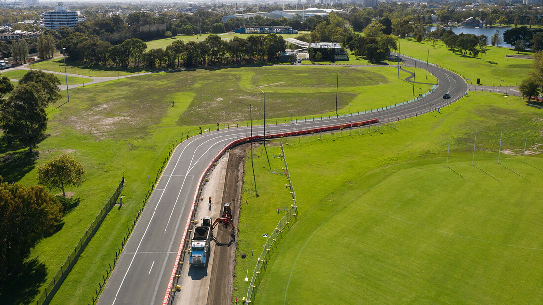Umbau - Albert Park Circuit - GP Australien - 2021